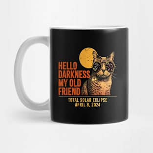 Cat Glasses ~ Hello Darkness My Old Friend Mug